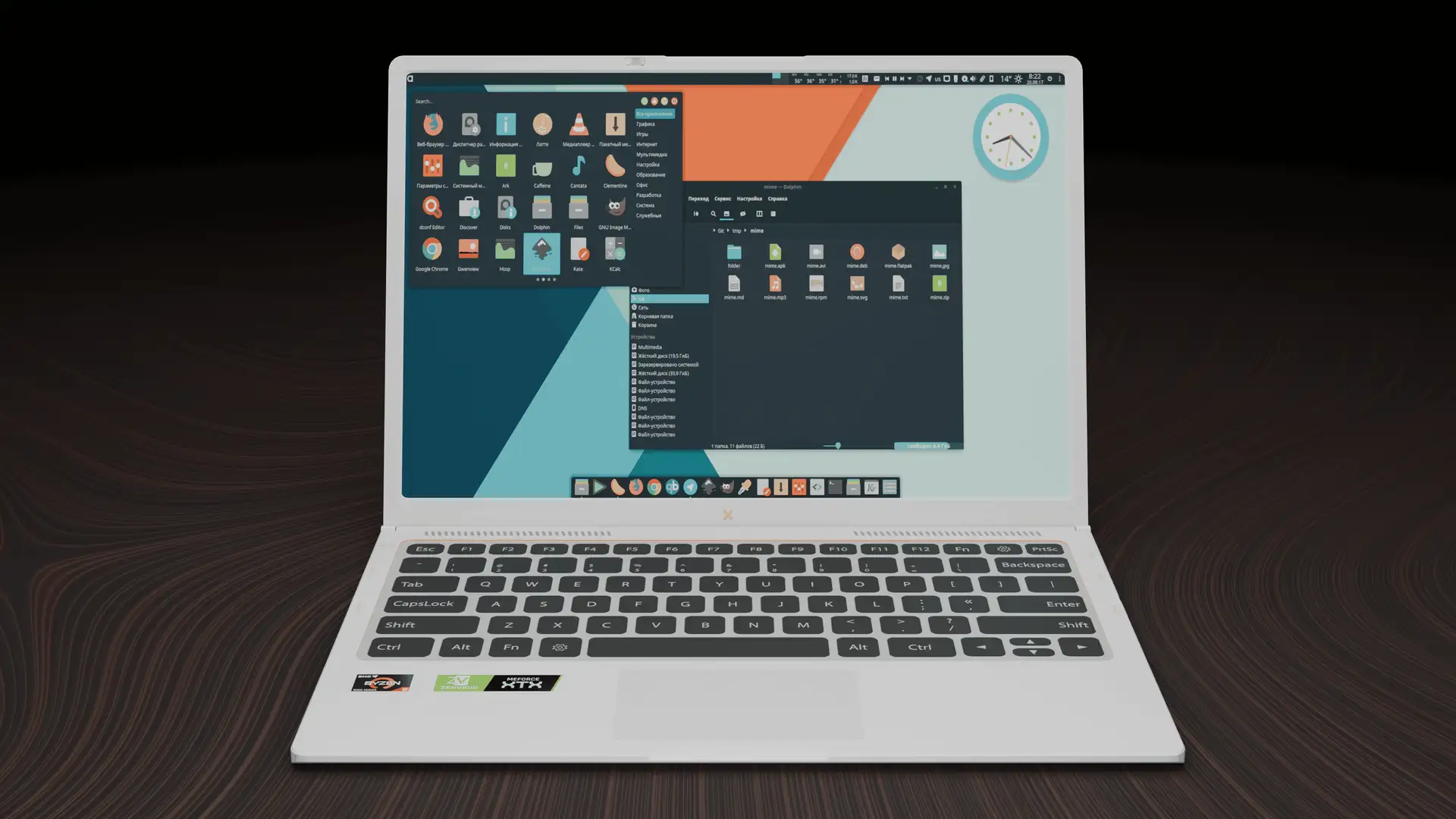 Game ready laptop model Aluminium front view
