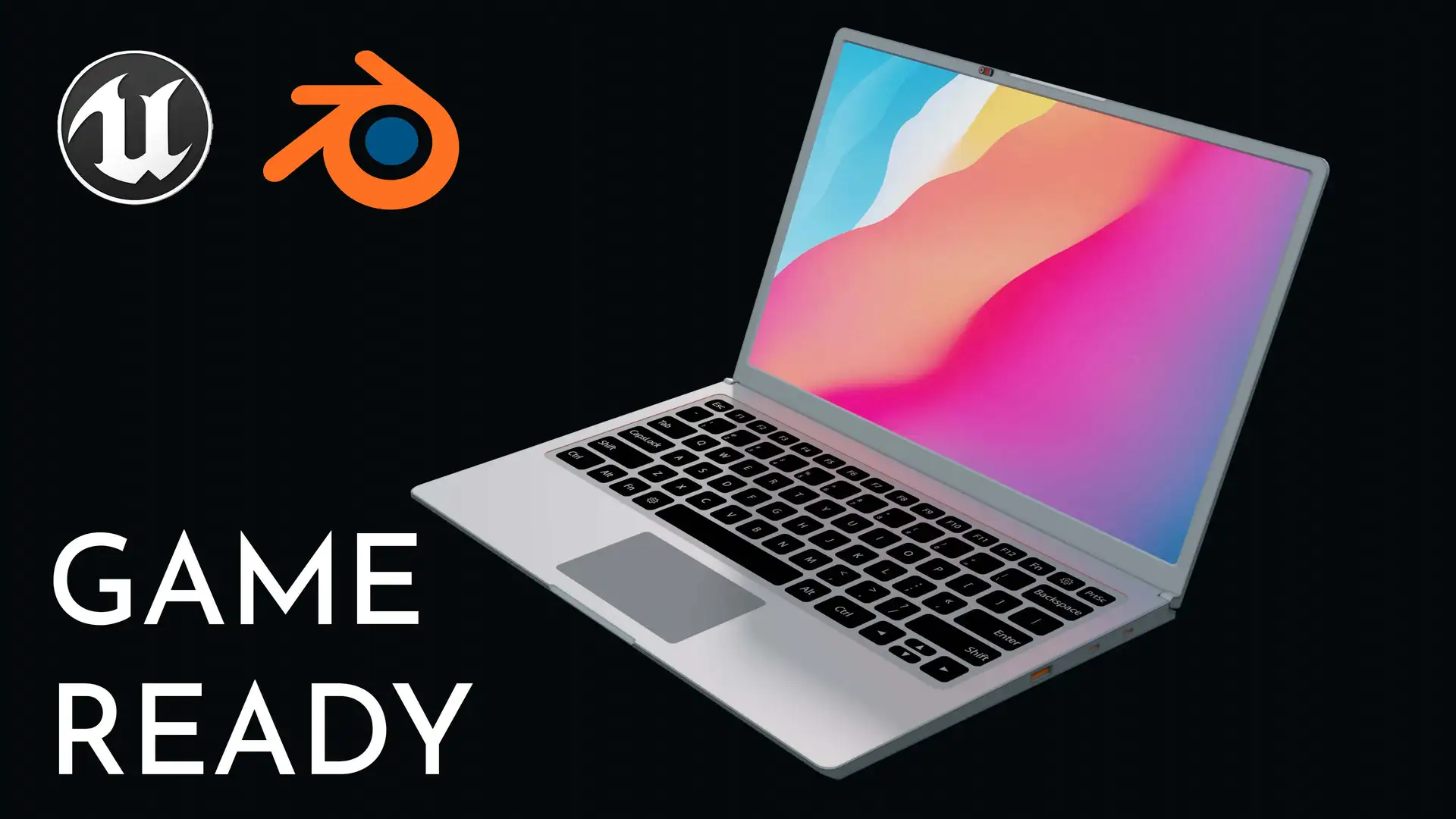 Game ready laptop model [Aluminium only] thumbnail