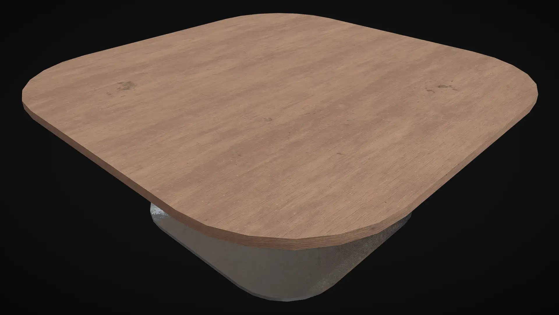 Modern Minimalist Pedestal Coffee Table thumbnail