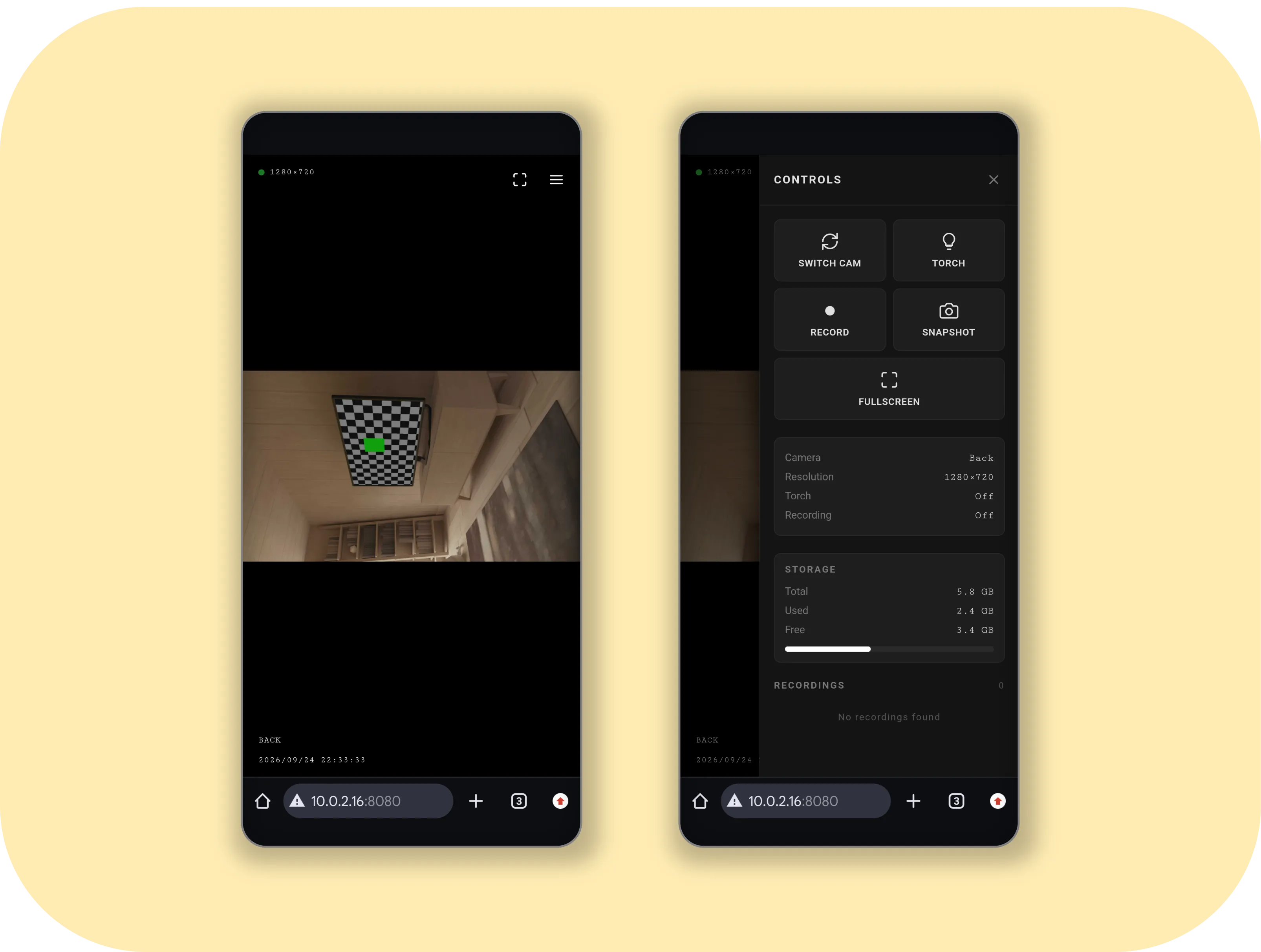 cctv-cam app webui